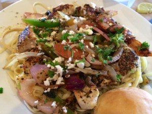 Athenian Greek Chicken Pasta from the Fish Market