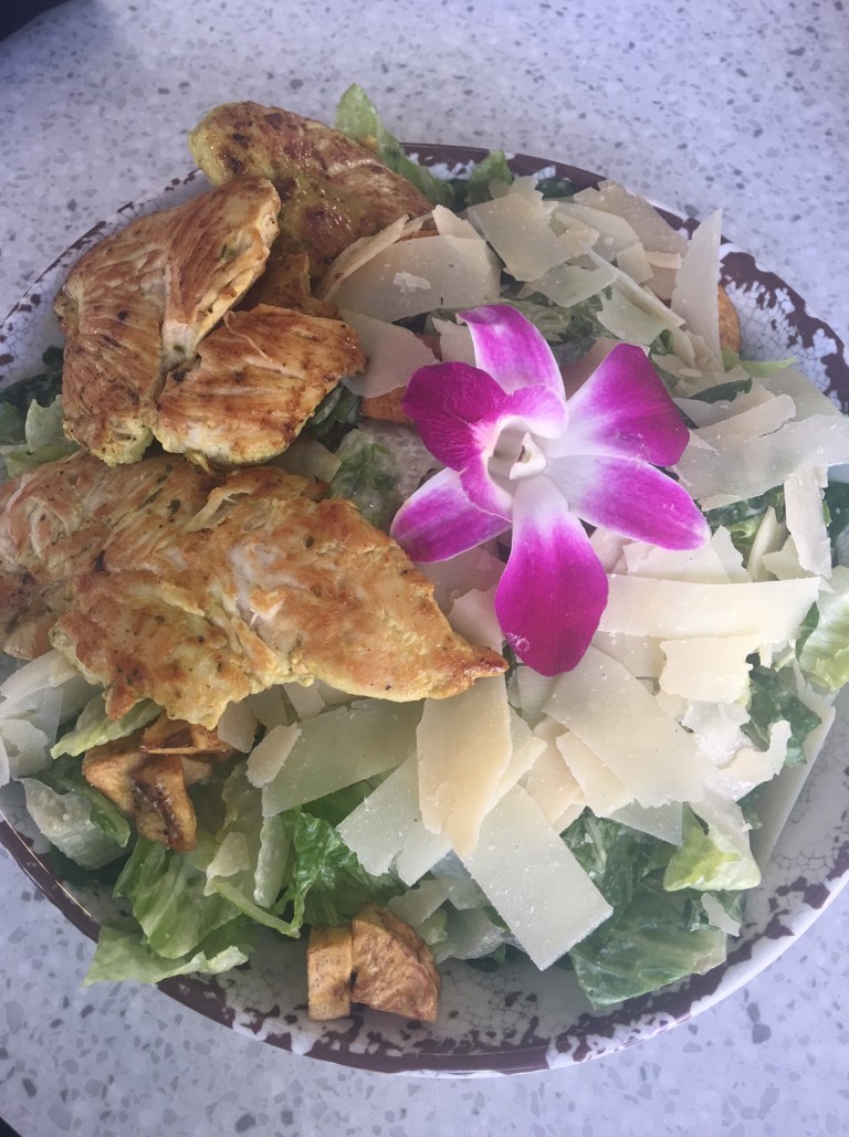 Ceasar Salad from Caribe Royale's Calypso Restaurant